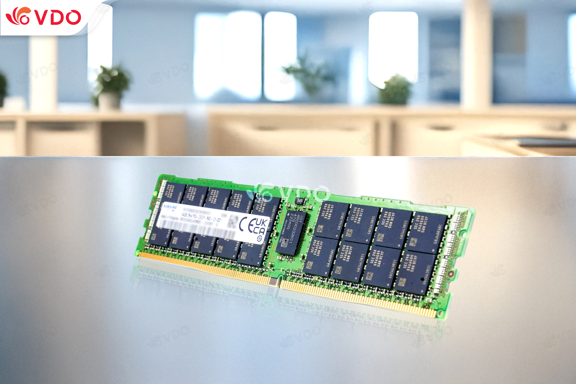 RAM Samsung DDR4 64GB RDIMM – nâng cấp bộ nhớ bền bỉ cho server doanh nghiệp