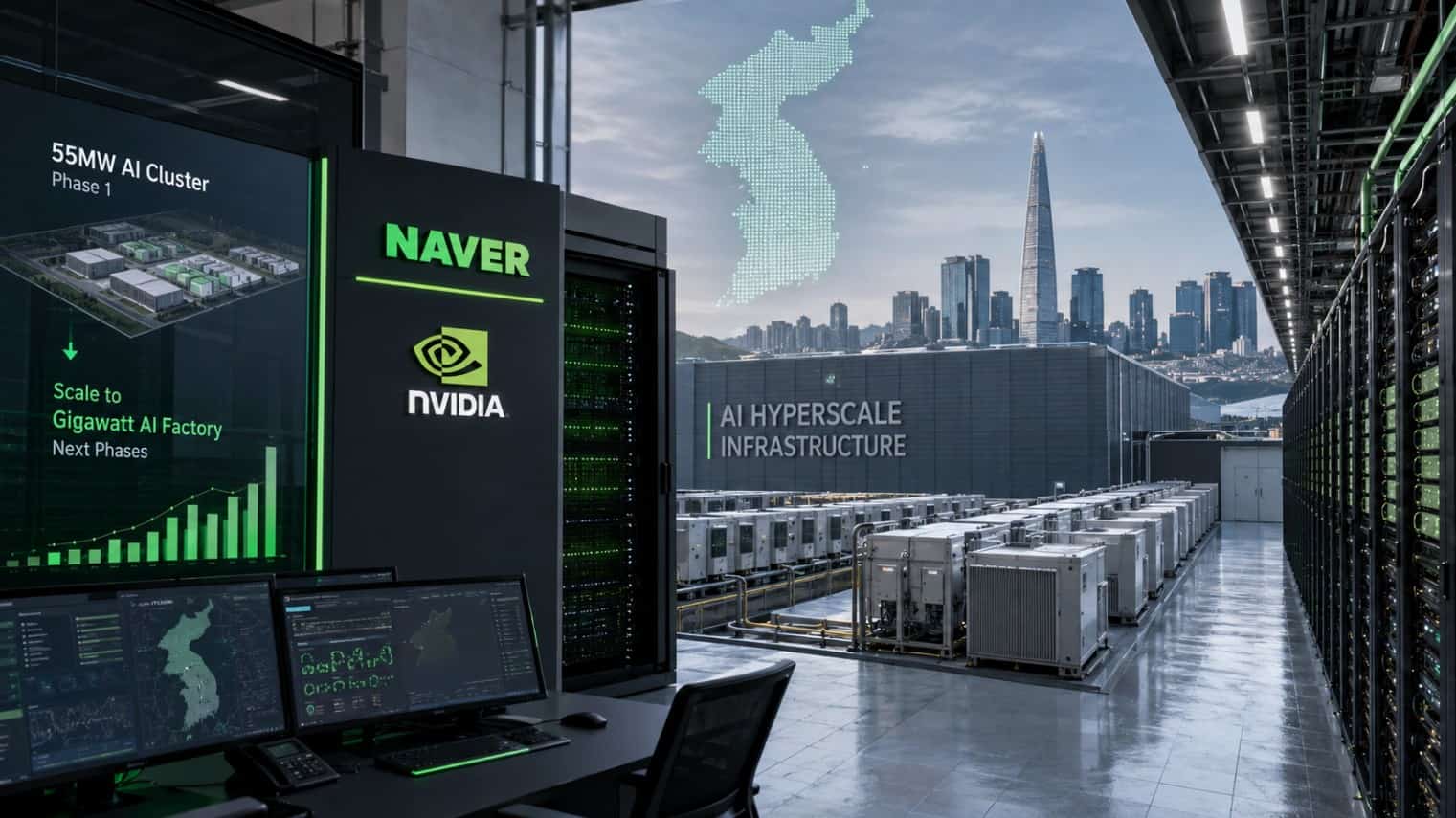 NAVER mở rộng hạ tầng AI cùng NVIDIA để đáp ứng nhu cầu AI toàn cầu bùng nổ