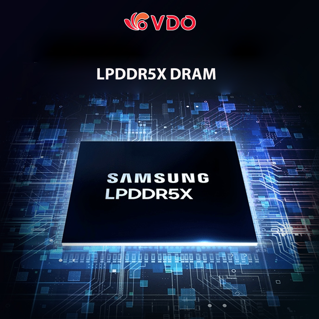 Sam sung sản xuất hàng loạt DRAM LPDDR5X mỏng nhất