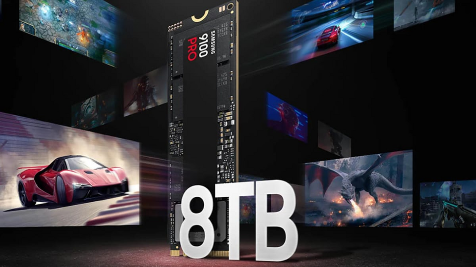 Samsung trình làng SSD PCIe 5.0 9100 PRO dung lượng 8TB: tốc độ 14.800 MB/s