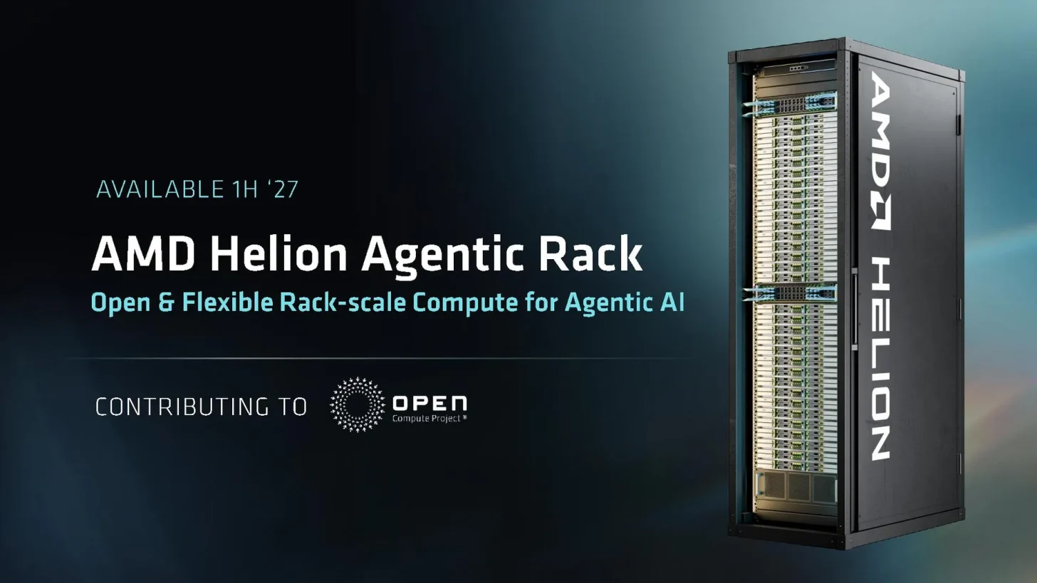 AMD Helion - Nền tảng rack AI tác tử với tối đa 32.768 nhân CPU Zen 6