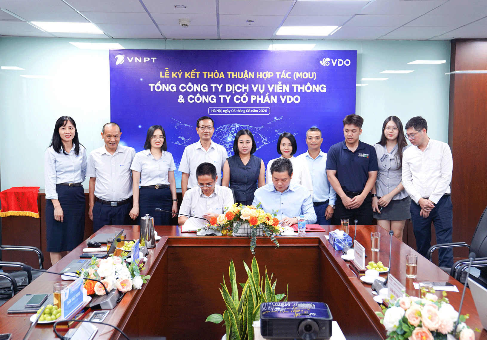 VDO và VNPT VinaPhone ký kết Thỏa thuận hợp tác, thúc đẩy phát triển các giải pháp hạ tầng công nghệ phục vụ chuyển đổi số
