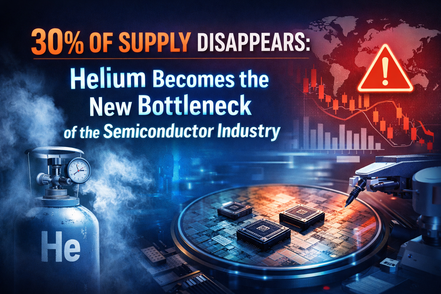 Helium khan hiếm toàn cầu: chuỗi cung ứng chip chao đảo, Intel nắm lợi thế