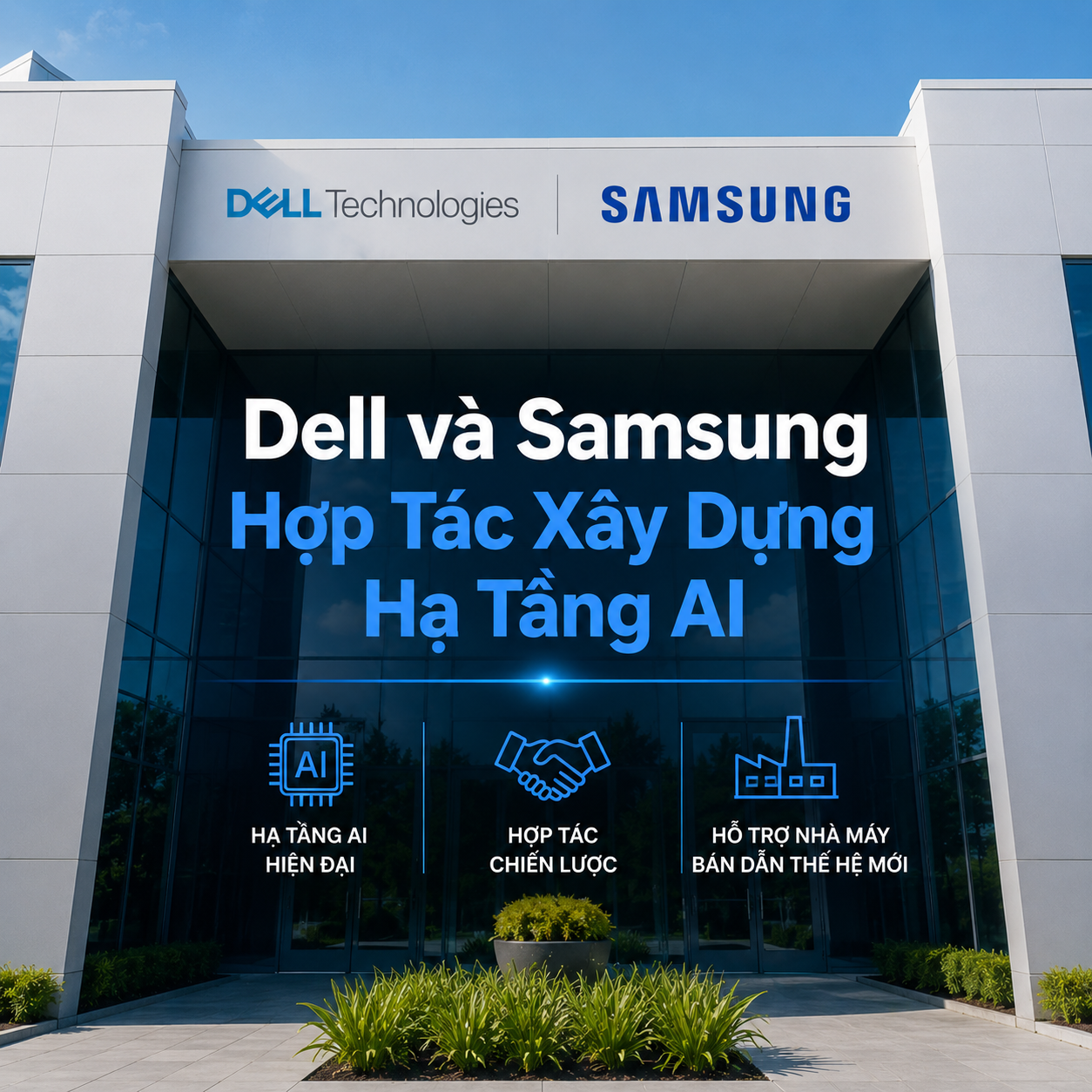 Dell Technologies hợp tác Samsung Electronics xây dựng fab AI semiconductor