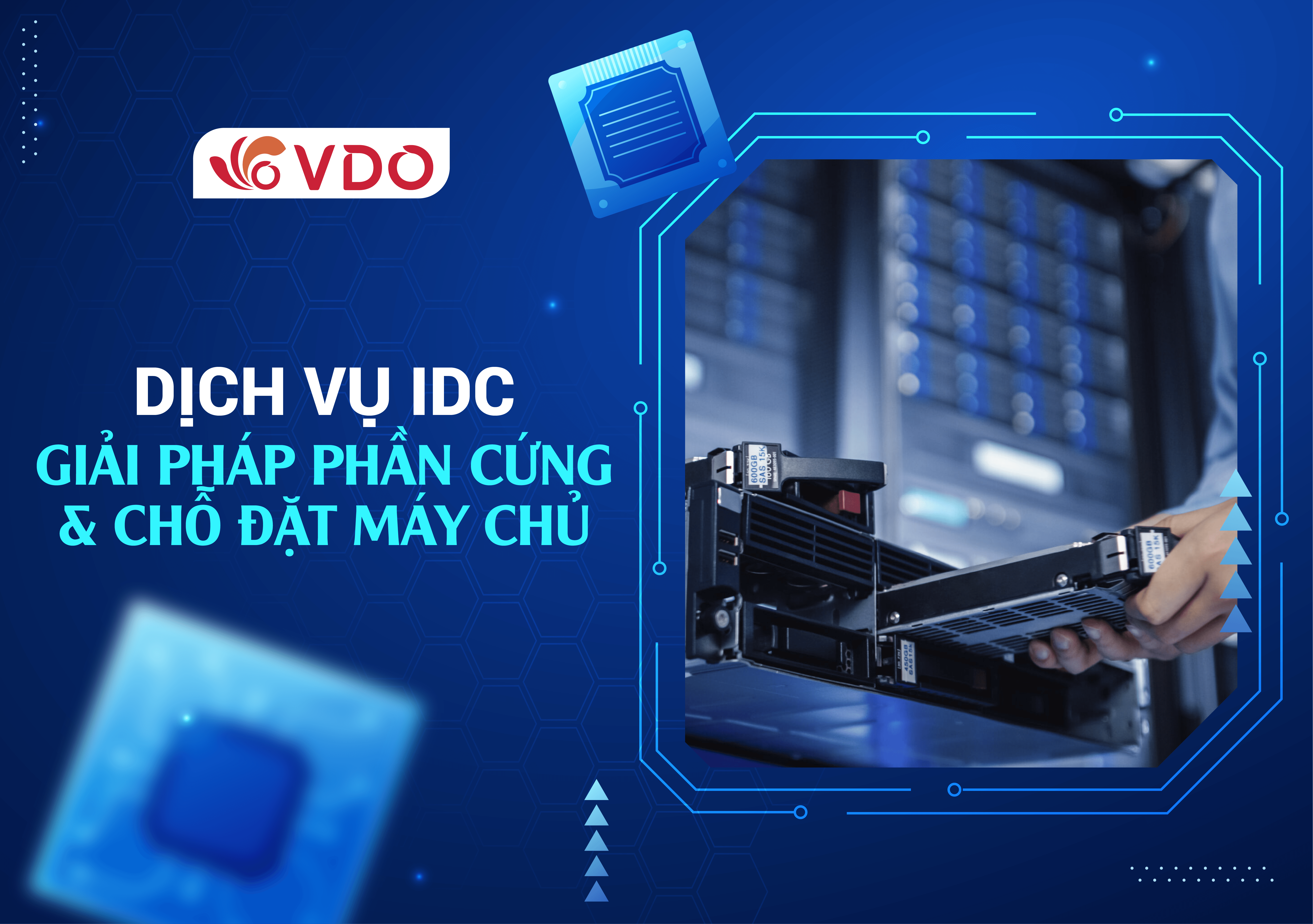 Hạ tầng IDC trọn gói: Phần cứng mạnh mẽ – chỗ đặt máy chủ chuyên nghiệp