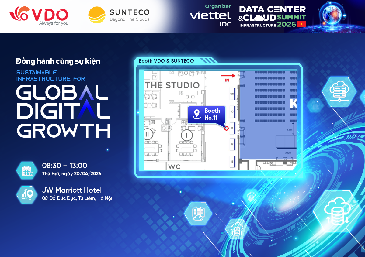 VDO – Nhà tài trợ Bạc tại DCCI Summit 2026: Đồng hành kiến tạo hạ tầng số cho kỷ nguyên AI