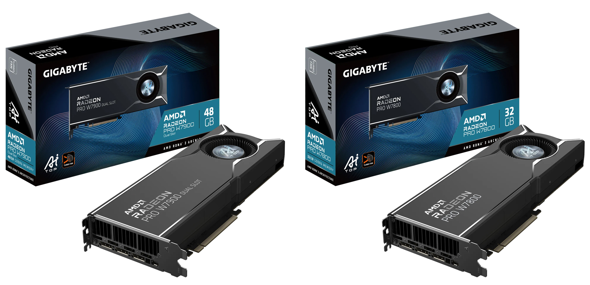 GIGABYTE ra mắt card đồ họa AMD Radeon PRO W7000 Series
