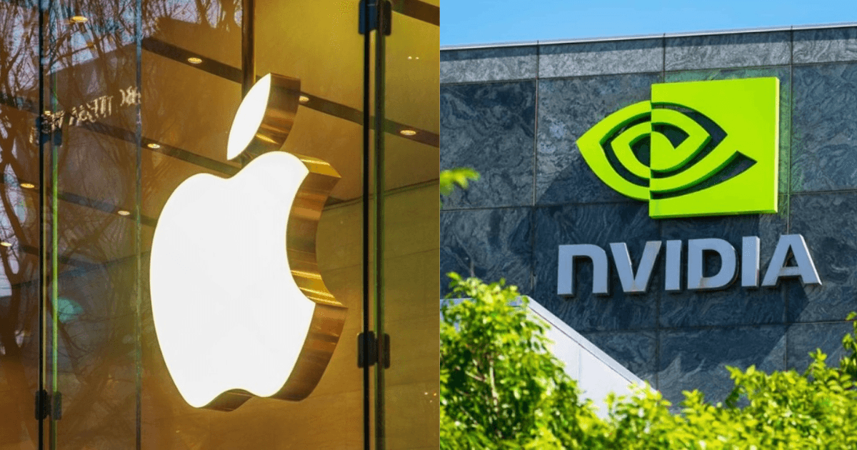 Apple lấy lại vị trí số 1 vốn hóa, Nvidia tạm lùi một bước giữa làn sóng đánh giá lại AI