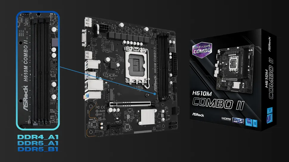 ASRock ra mắt bo mạch chủ hỗ trợ cả DDR4 và DDR5