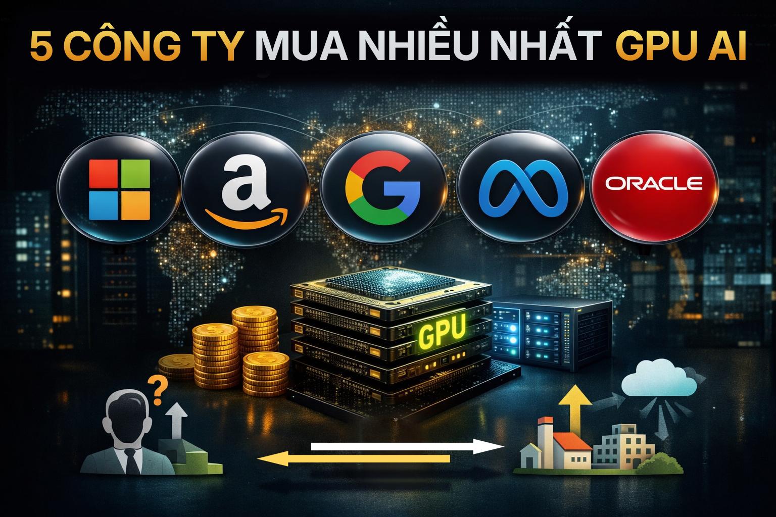 5 công ty đang nắm phần lớn GPU AI của thế giới: Cuộc đua về quyền lực hạ tầng