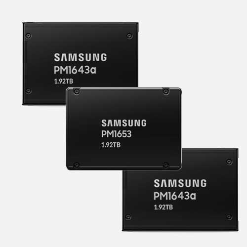 SamSung Enterprise SSD - PM1653 - PM1643a - PM1643 - SAS 2.5 inch - 1.92TB 