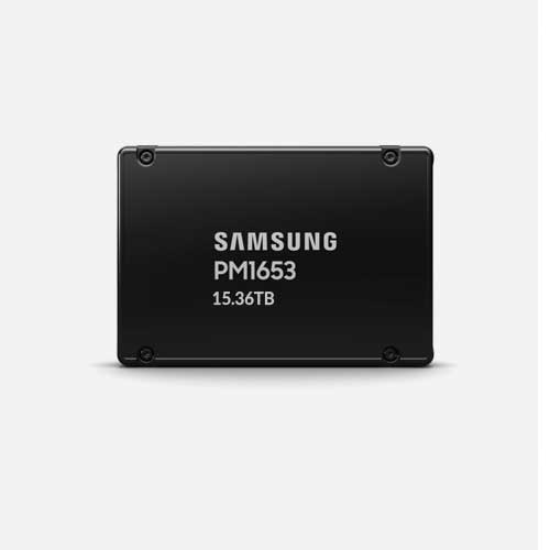 SamSung Enterprise SSD - PM1653 - SAS 2.5 inch - 15.36TB