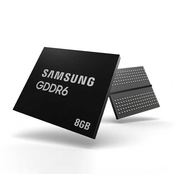 GDDR SamSung - GDDR6 - 8GB  - 256M x 32