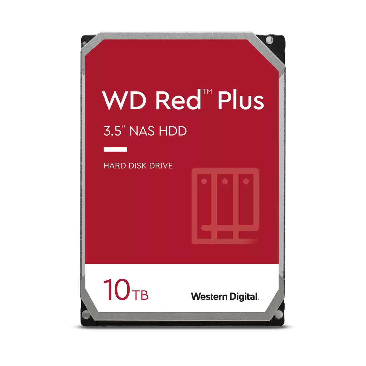 WD Red Plus NAS Hard Drive 3.5-Inch - 10TB - 3.5 SATA - WD101EFBX