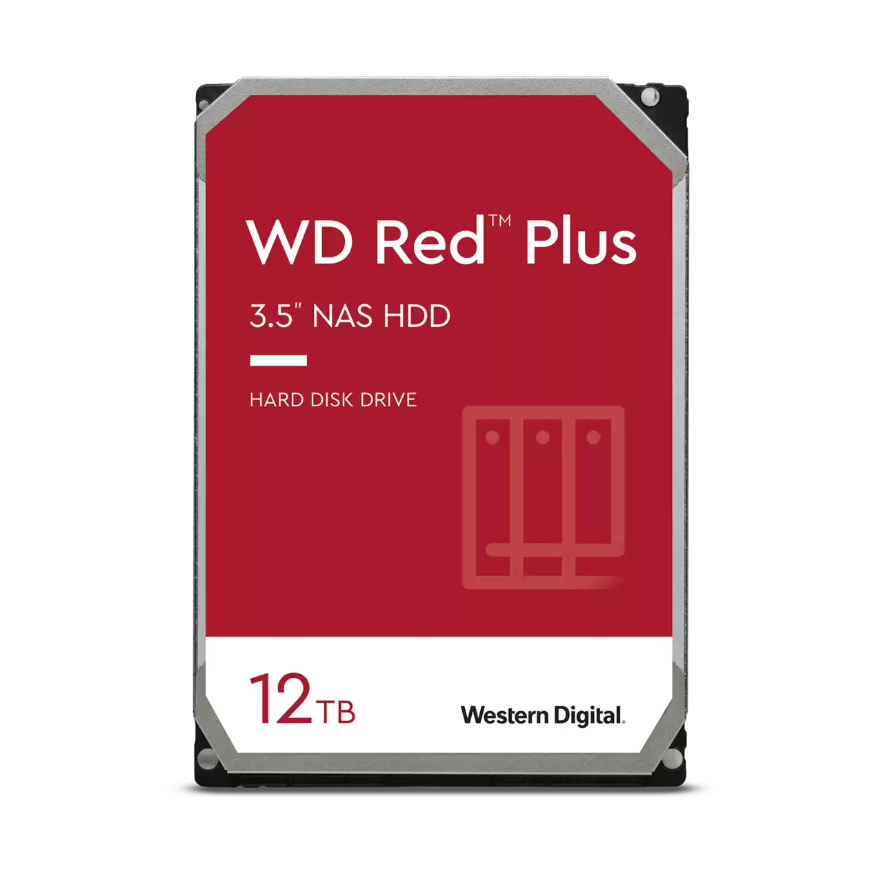 WD Red Plus NAS Hard Drive 3.5-Inch - 12TB - 3.5 SATA - WD120EFBX