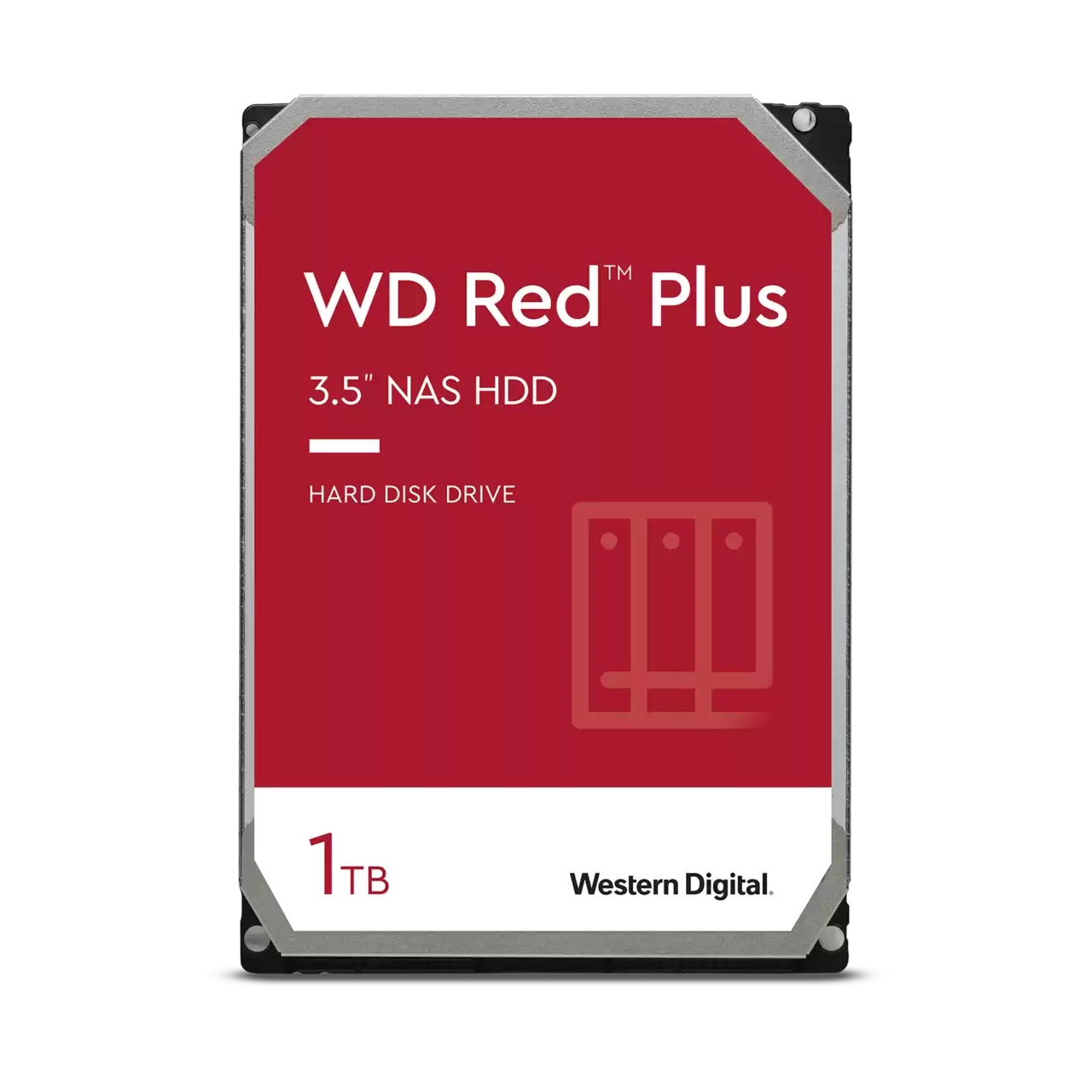 WD Red Plus NAS Hard Drive 3.5-Inch - 1TB - 3.5 SATA - WD10EFRX
