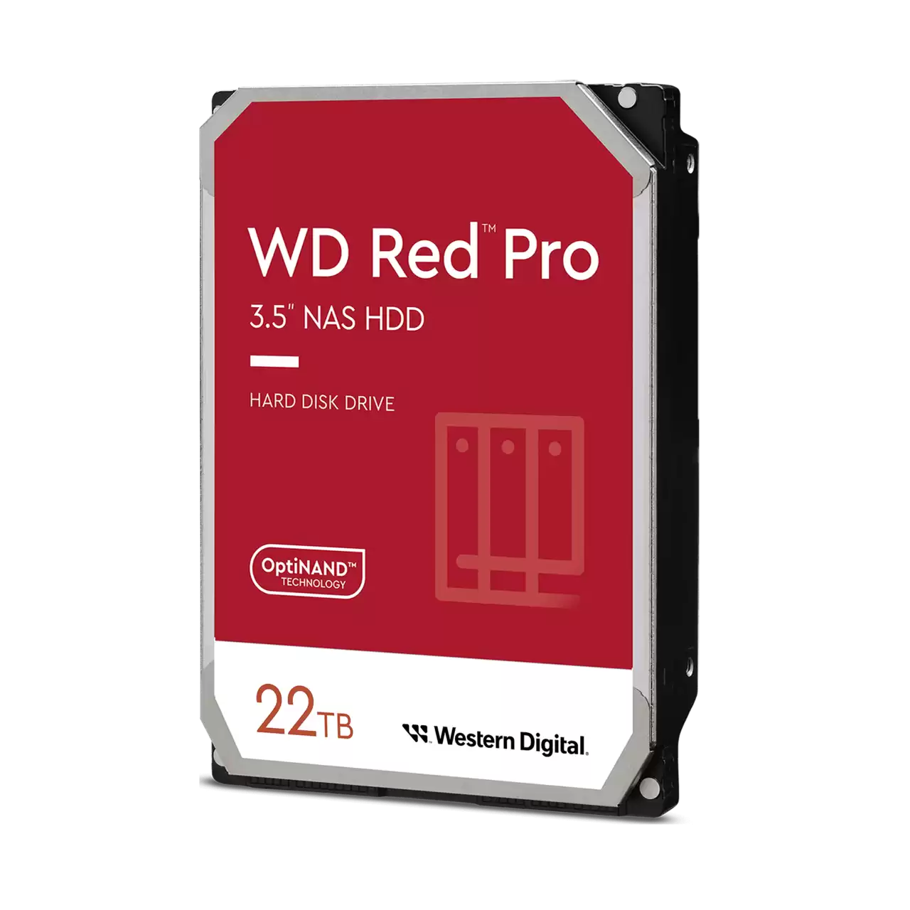 WD Red Pro NAS Hard Drive - 22TB - 3.5 SATA - WD221KFGX